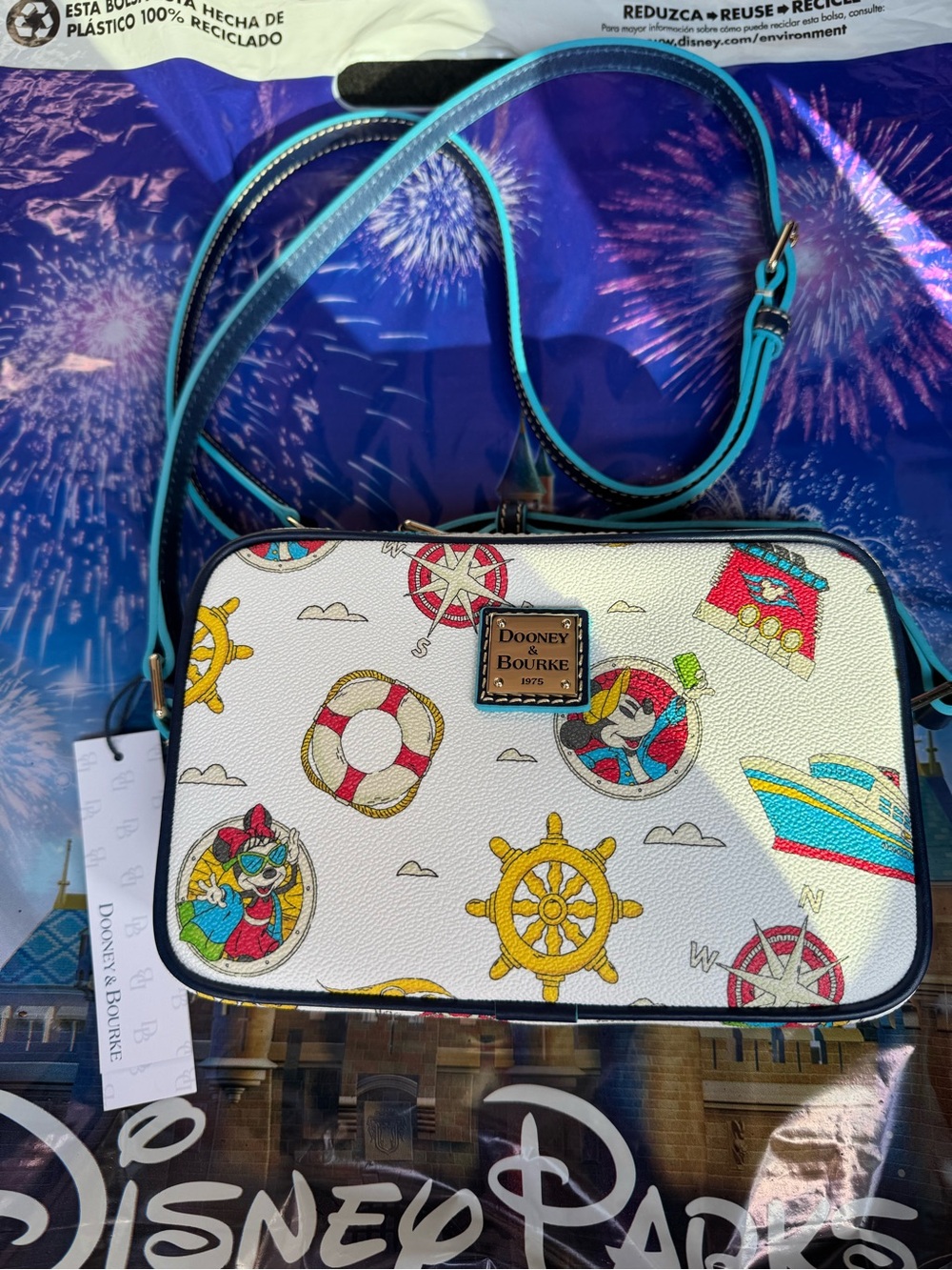 Disney Cruise Line Dooney And Bourke Crossbody Bag New With Tags